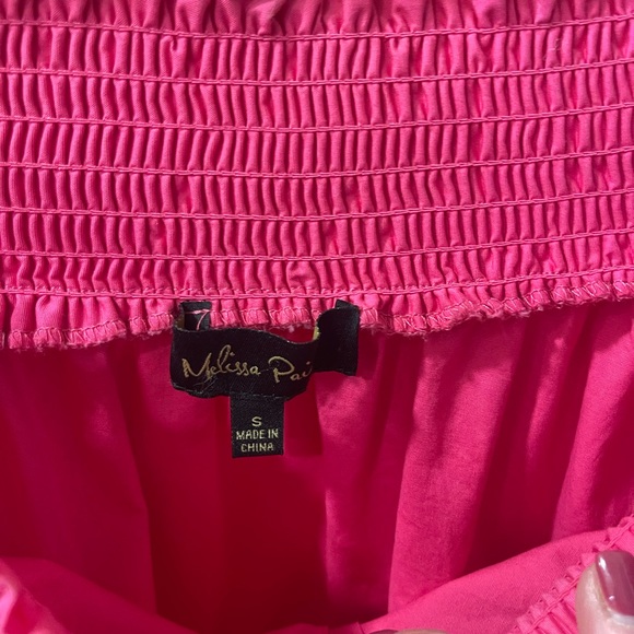 Melissa Paige Pink Off the Shoulder Blouse - Picture 9 of 10